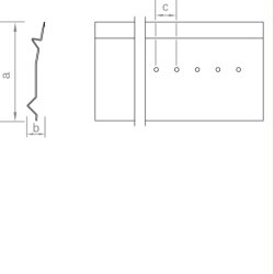 Novotegra Flachdach III Querträger 2m