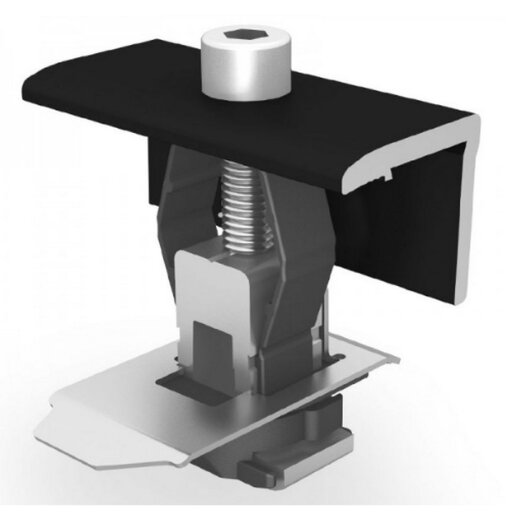 K2 Systems Universal-Modulendklemme Clamp 2004149 EC 25-37 mm, schwarz eloxiert