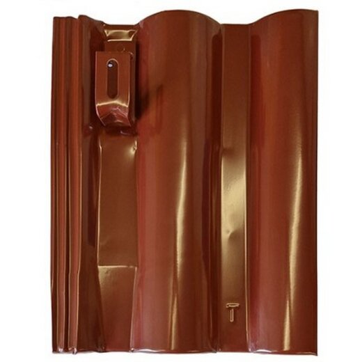 Otto Lehmann Dachhaken auf Metalldachplatte kastanienbraun 7300231001033