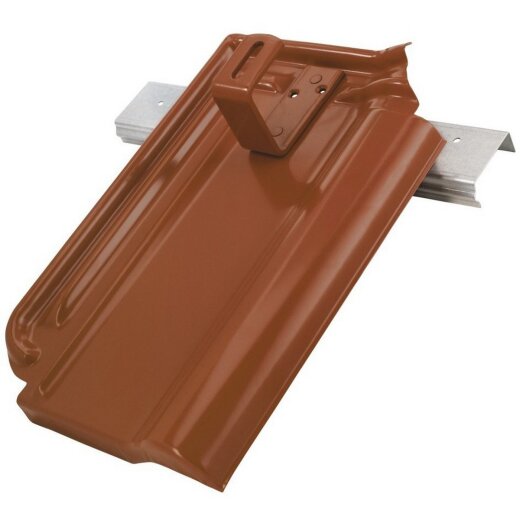 Otto Lehmann Dachhaken auf Metalldachplatte rotbraun 7300451001038