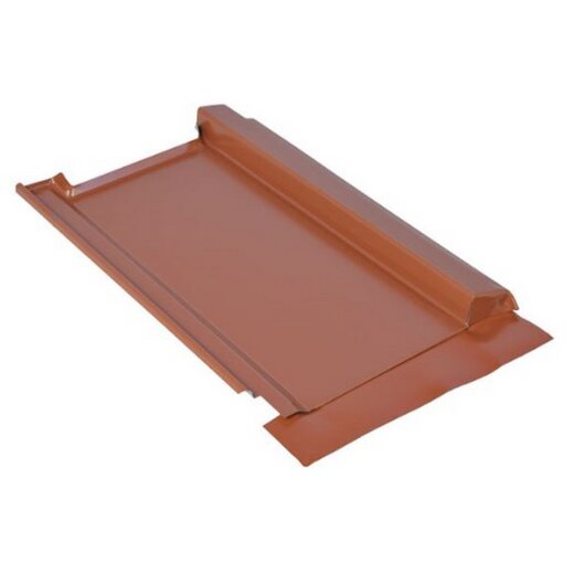Marzari Metalldachplatte Typ Grande 290 Blechersatzziegel rot