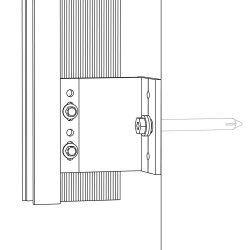 K2 Systems Modultragprofil 2004310 FacadeRail 4m Alu blank