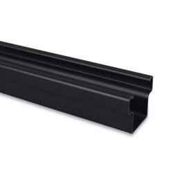 Novotegra Montageprofil C-Schiene 38-1,6 2,20m schwarz