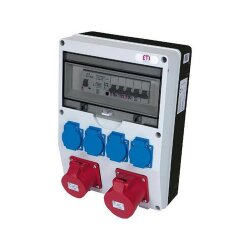 ETI Steckdosenkombination WV 2/4-12 CEE-Steckdosen:...