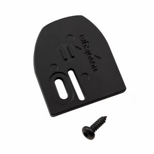 Novotegra Randanschlag-Set für evo Einlegeschienen schwarz