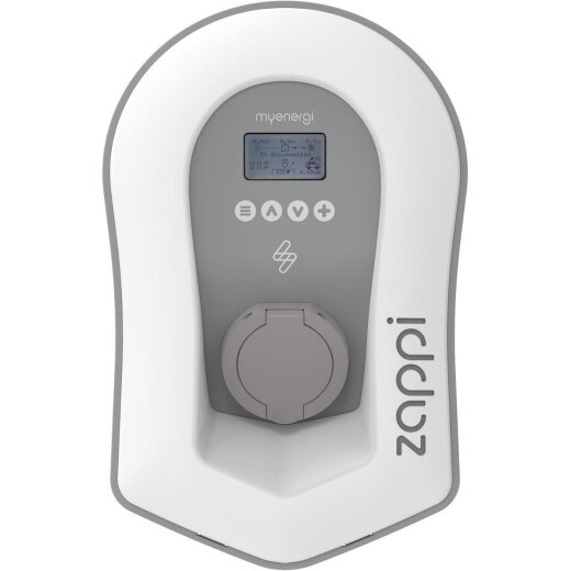 myenergi Zappi Wallbox 11/22kW ZAPPI-2H22TB-T weiß Typ 2 Anschlussdose